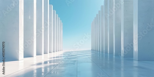 Minimalist Architectural Corridor
