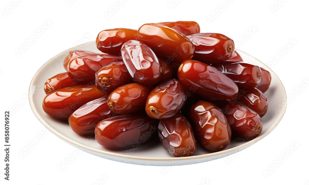 Dates in plate ramadan month concept transparent background PNG Dates in plate ramadan month concept transparent background PNG