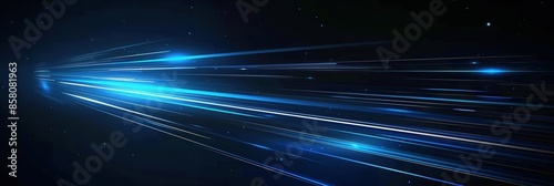 Blue Light Streaks in the Dark