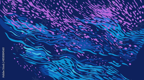 underwater abstraction, ocean depth blue and violet background design