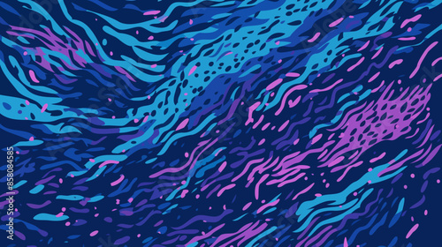underwater abstraction, ocean depth blue and violet background design