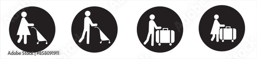 Gguidance pictogram icons about social life.Guidance icon set vector illustration, airport, bus station, shopping mall