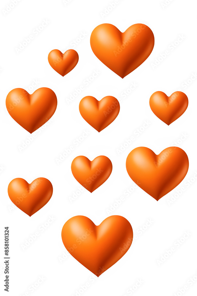 orange hearts orange hearts