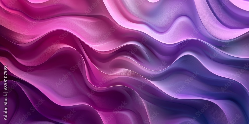Fototapeta premium A gradient background that flows from bold magenta to soft lilac, perfect for a vibrant and fun design