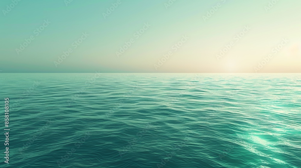A gradient background shifting from bright teal to soft seafoam green, creating a tranquil and calming mood A gradient background shifting from bright teal to soft seafoam green, creating a tranquil and calming mood