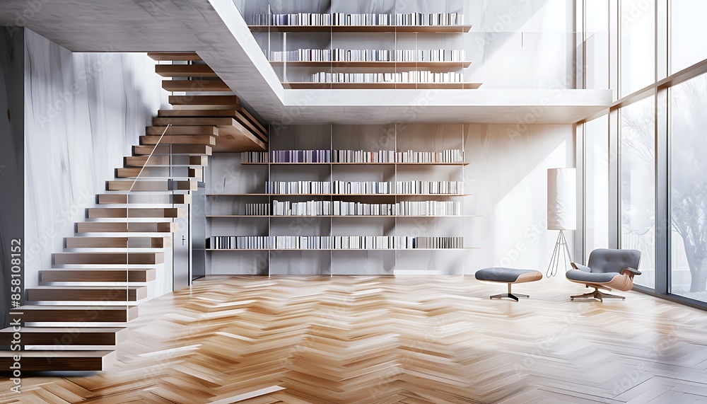 A closer look at Modern Apartment Decorating With Herringbone Pattern