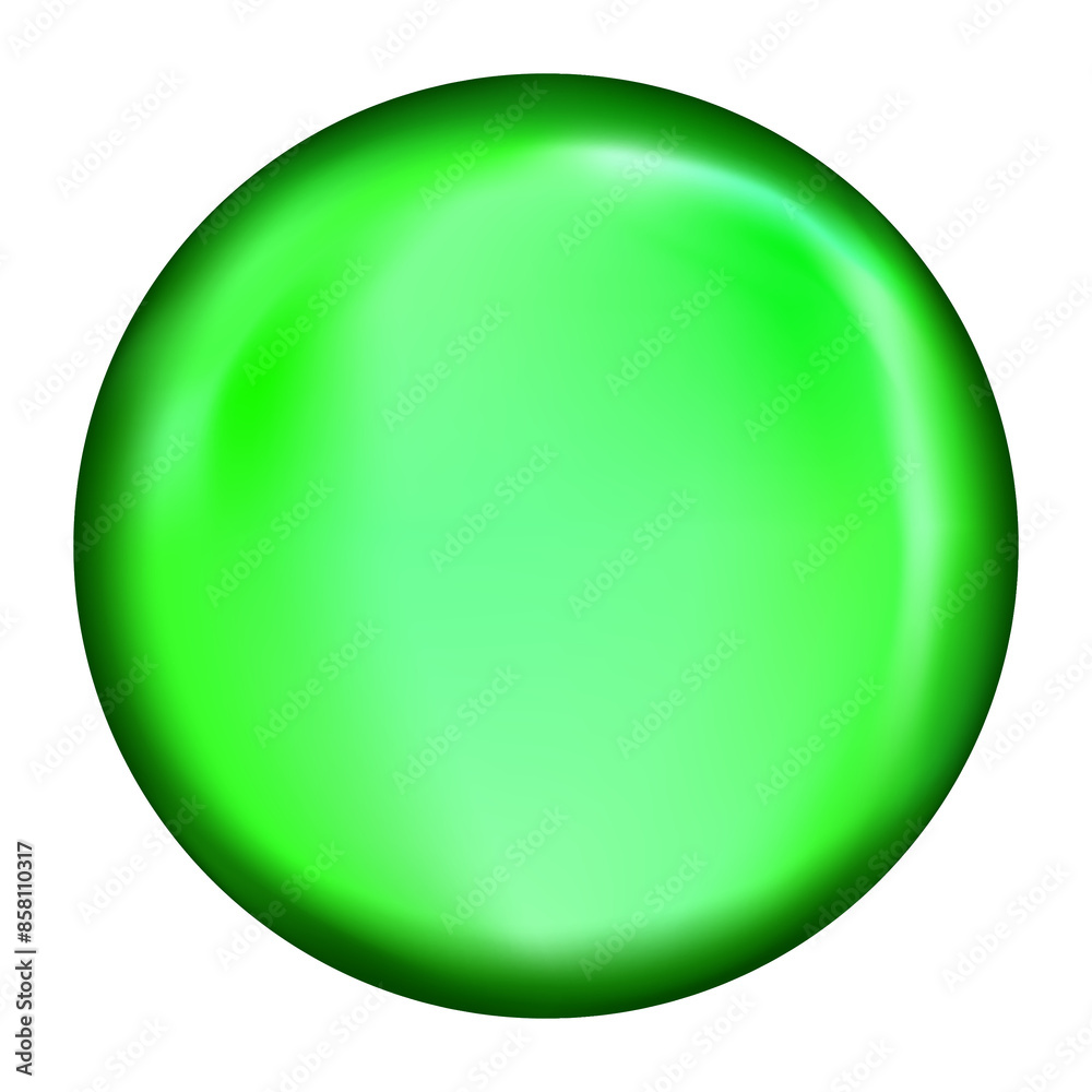 Green glossy badge for web button.Bubble isolated on transparent background.Realistic 3D vector illustration,Single shiny round drop.. Green glossy badge for web button.Bubble isolated on transparent background.Realistic 3D vector illustration,Single shiny round drop..