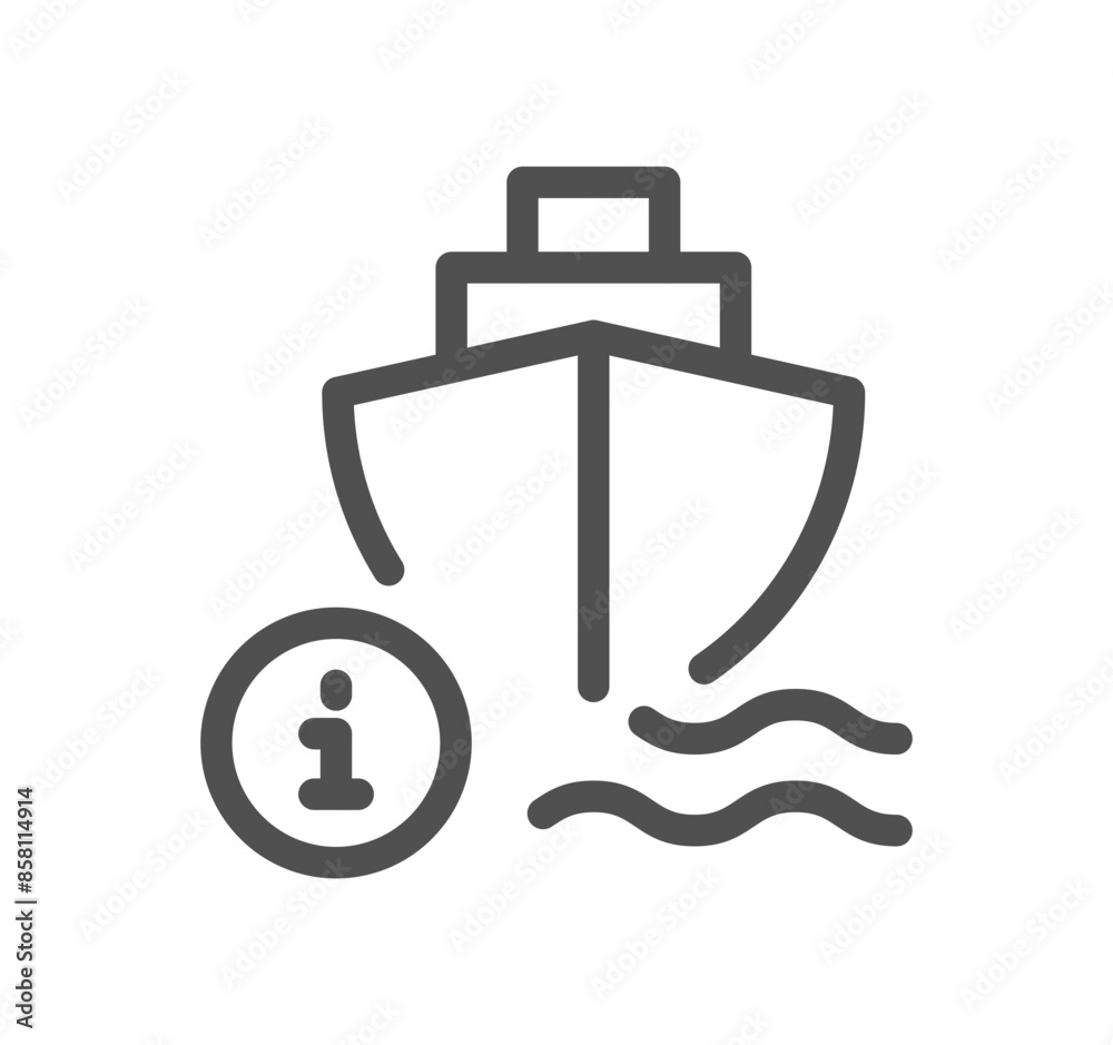 Ship management related icon outline and linear vector.
Ship management related icon outline and linear vector.