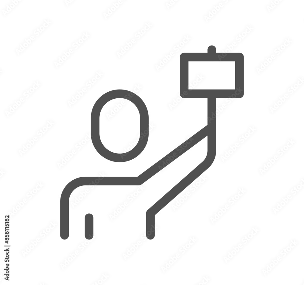 Auction related icon outline and linear vector.
Auction related icon outline and linear vector.