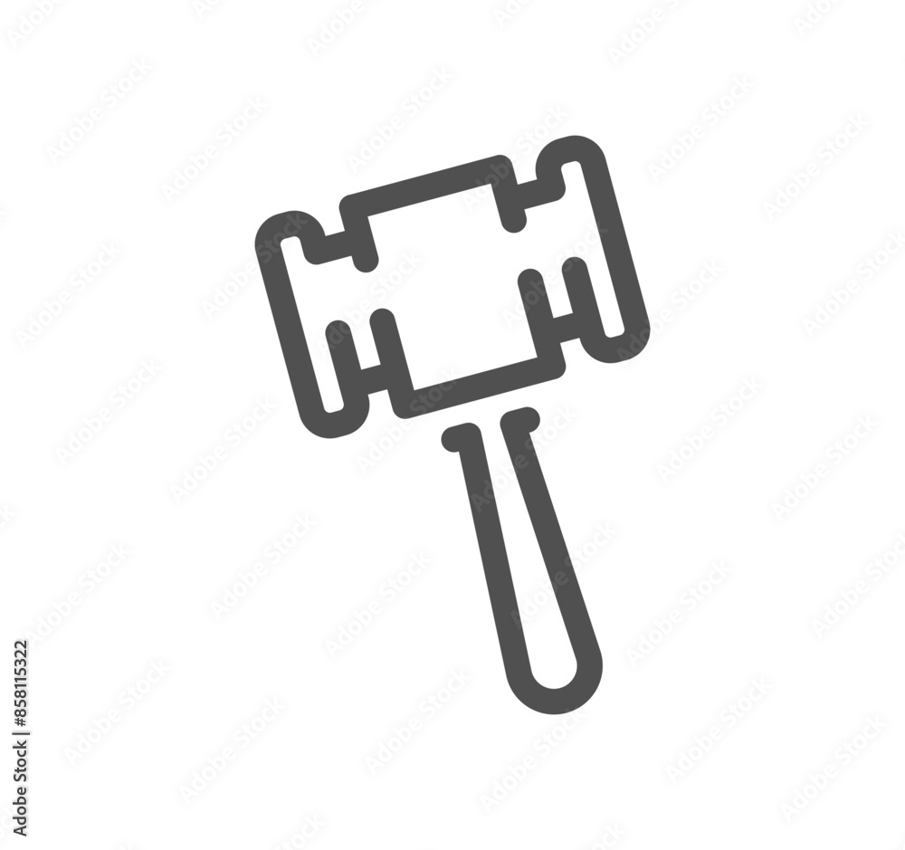 Auction related icon outline and linear vector.
Auction related icon outline and linear vector.