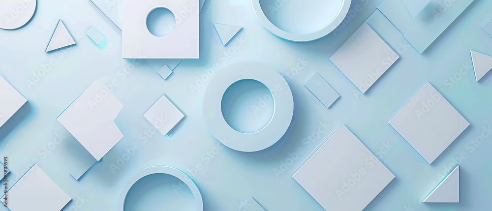 This light blue background showcases a geometric theme with diamond shapes and smooth textures. The triangular forms add depth and elegance to the minimalist design. This light blue background showcases a geometric theme with diamond shapes and smooth textures. The triangular forms add depth and elegance to the minimalist design.