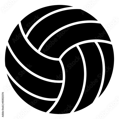 Volleyball icon for sports and games