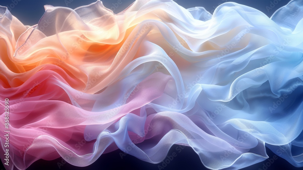 Mesmerizing 3D Abstract Multicolor Visualization Mesmerizing 3D Abstract Multicolor Visualization