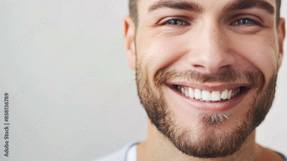 a close up of a man smiling a close up of a man smiling