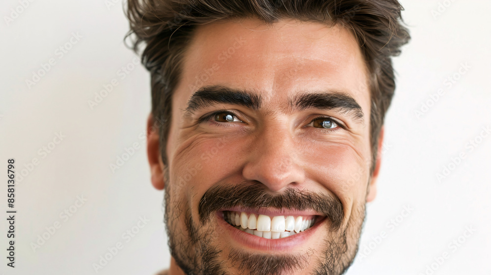 a man smiling at the camera a man smiling at the camera