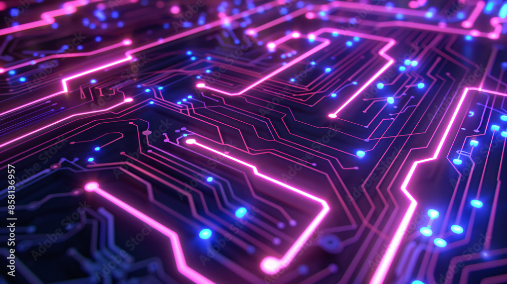 a close up of a circuit board a close up of a circuit board