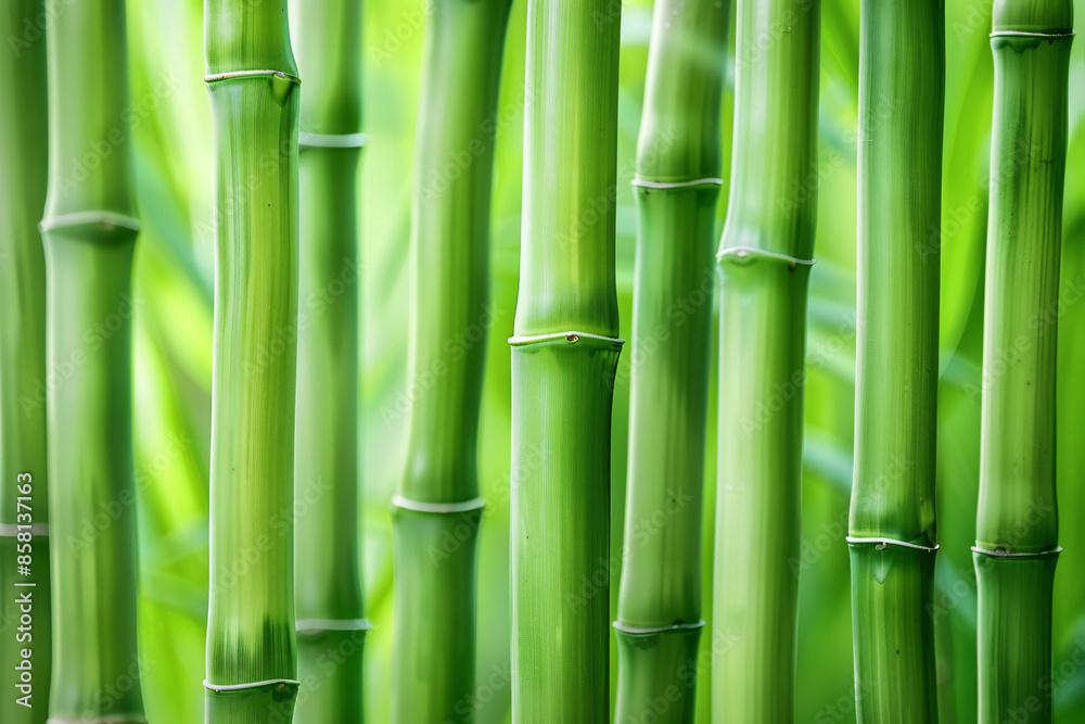a close up of bamboo stems