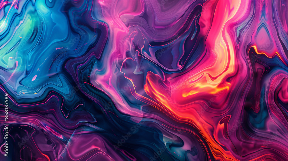 a colorful swirls of paint a colorful swirls of paint