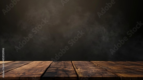 Abstract background with wooden tabletop for product display