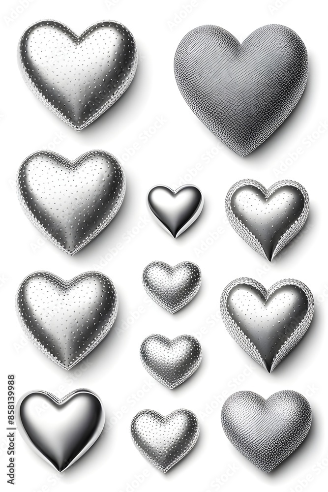silver hearts silver hearts