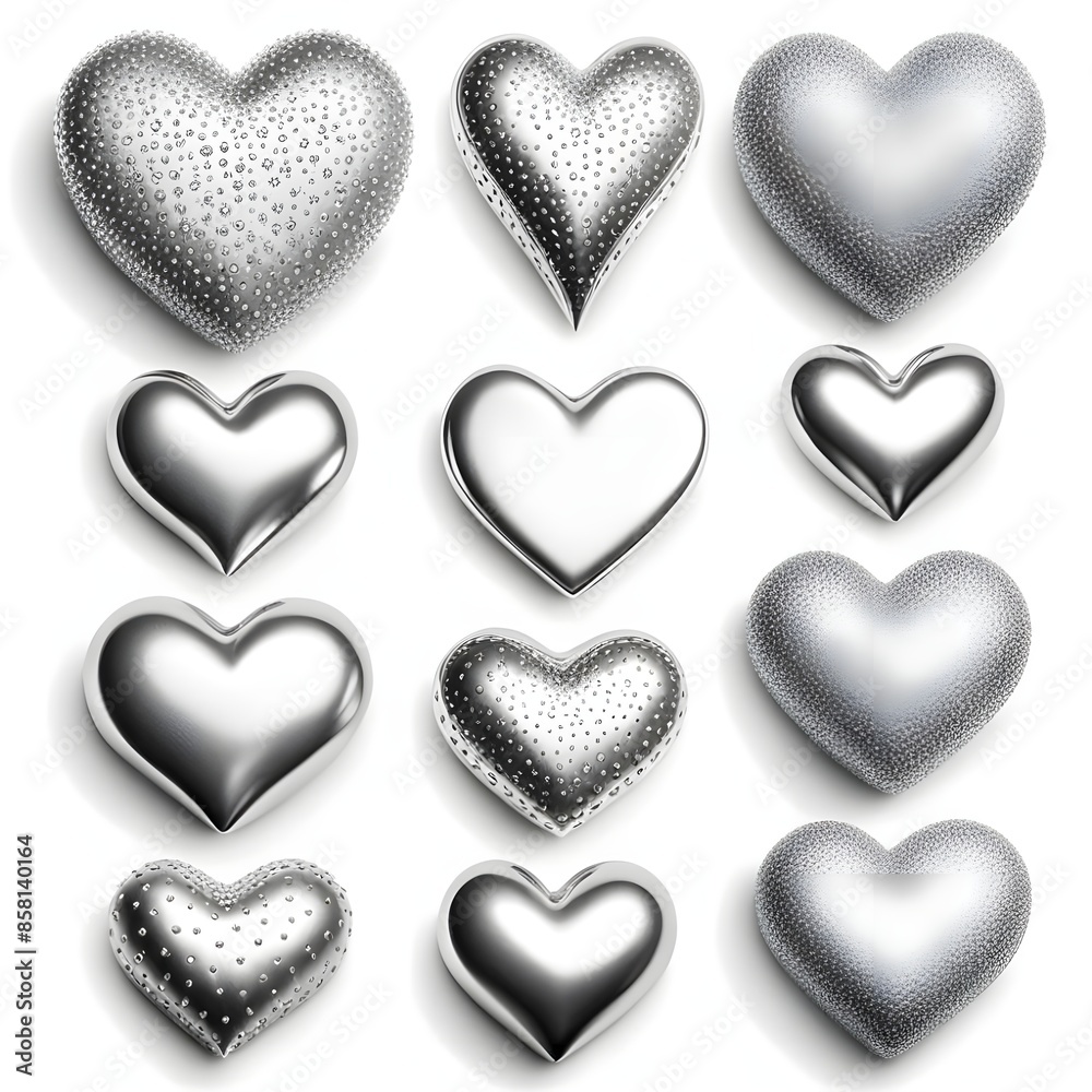 silver hearts 