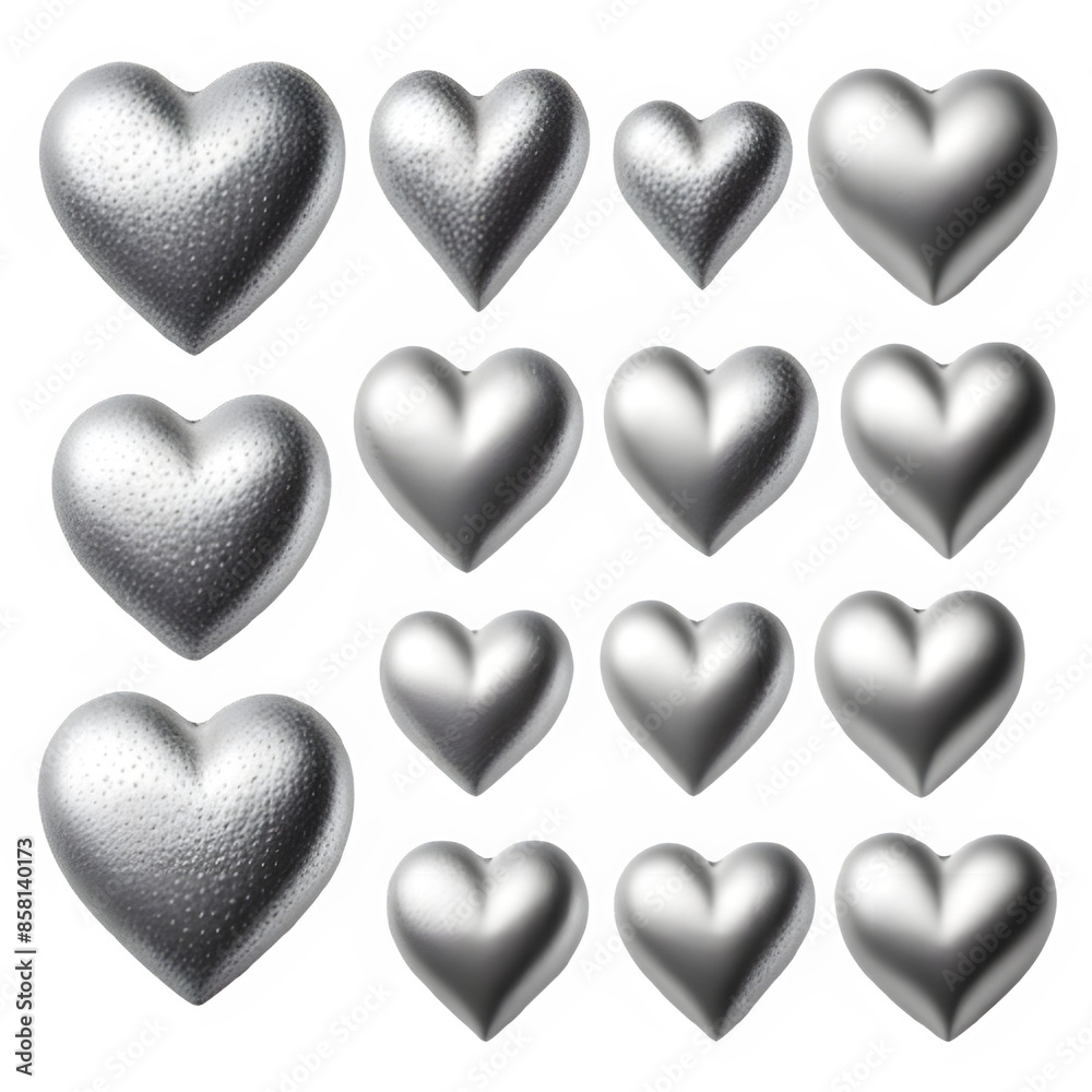 silver hearts silver hearts