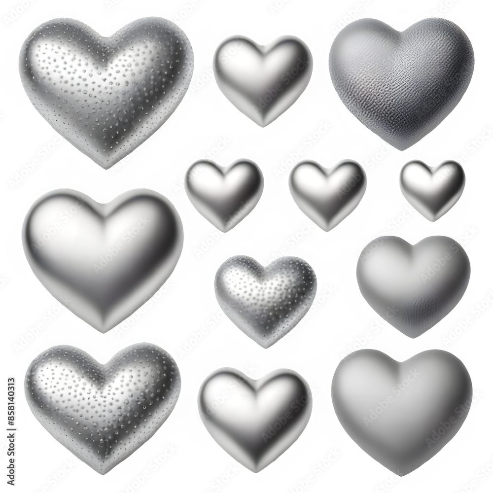 silver hearts silver hearts