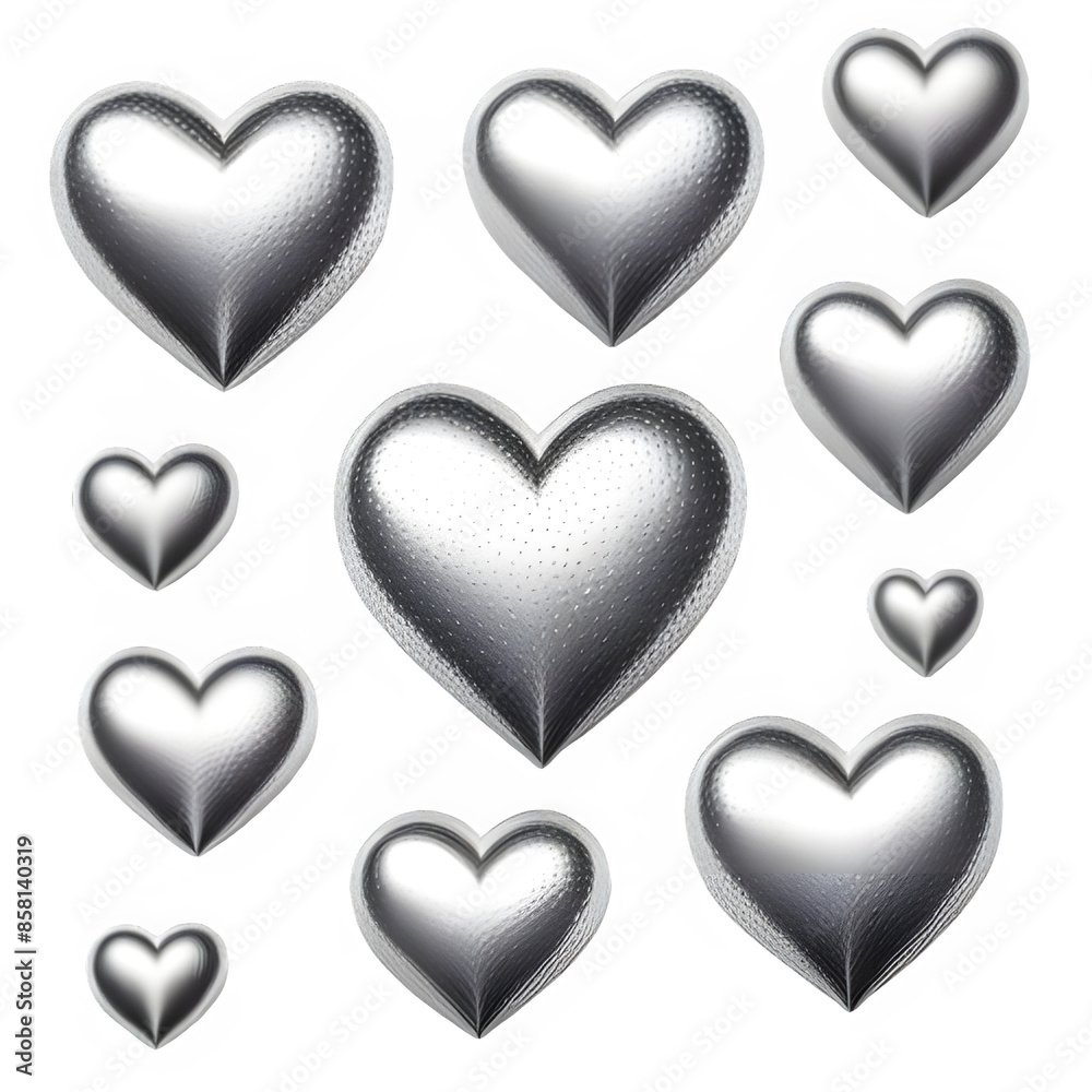 silver hearts silver hearts