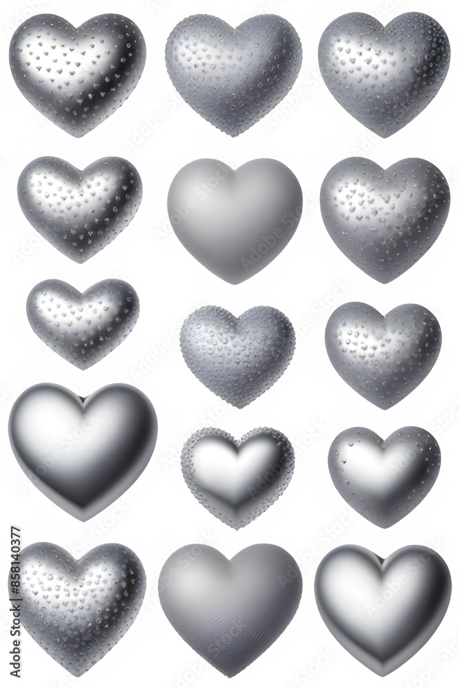 silver hearts silver hearts