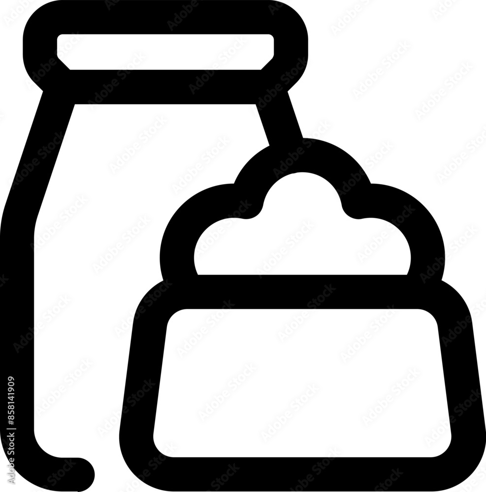 Cat Food icon vector illustration asset element Cat Food icon vector illustration asset element