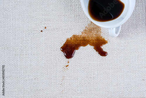Fotografía Spilled coffee