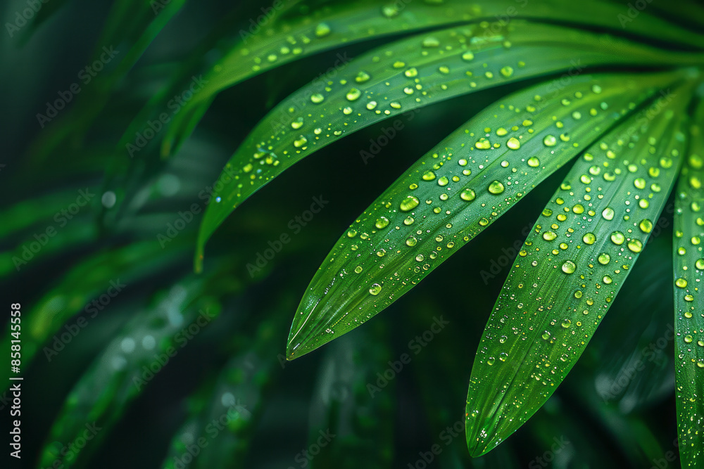 Aesthetically pleasing banner featuring green palm, best in the world winner, close-up, Aesthetically pleasing banner featuring green palm, best in the world winner, close-up,