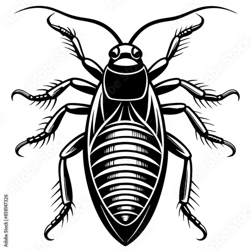 Madagascar hissing cockroach vector