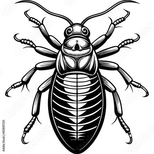 Madagascar hissing cockroach vector