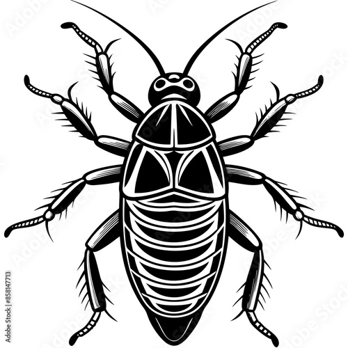 Madagascar hissing cockroach vector