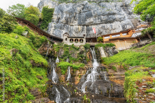 saint beatus cave entrance photo