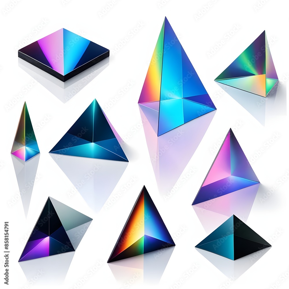 triangular holographic prisms triangular holographic prisms