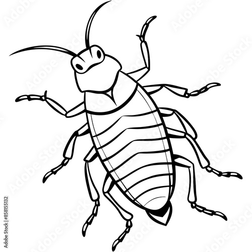 Madagascar hissing cockroach vector