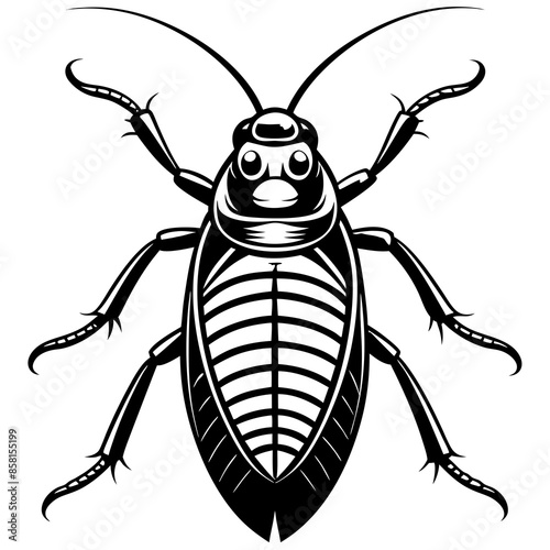Madagascar hissing cockroach vector