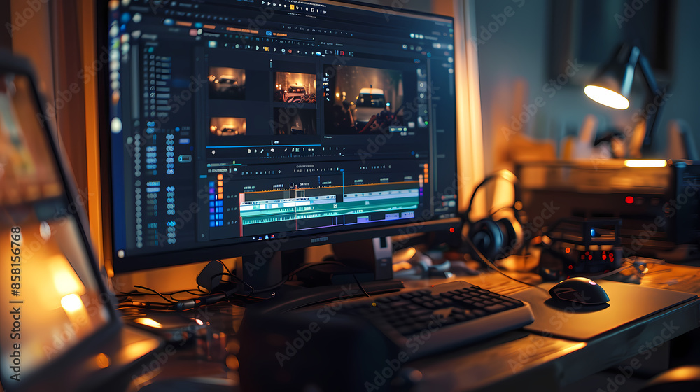 Professional Video Editing Setup