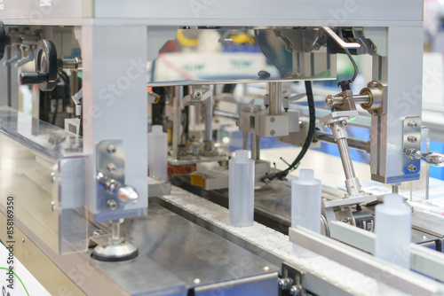 Automated Bottling System in Action