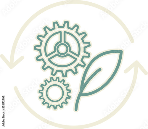 Sustainable Production Process Icon