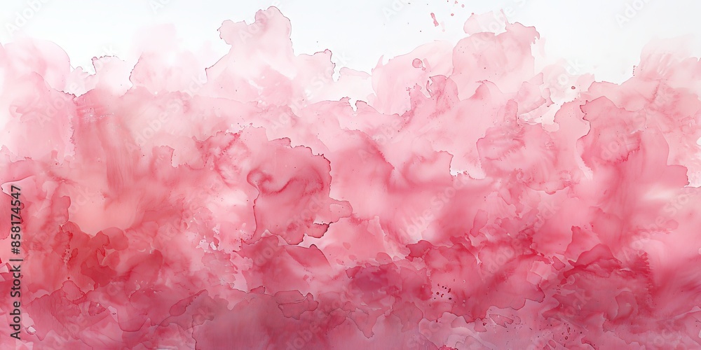 Fototapeta premium Abstract Pink Watercolor Background