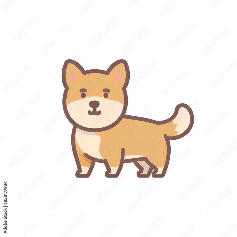 Cartoon dog transparent
