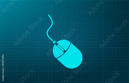 Vector illustration, blue background.