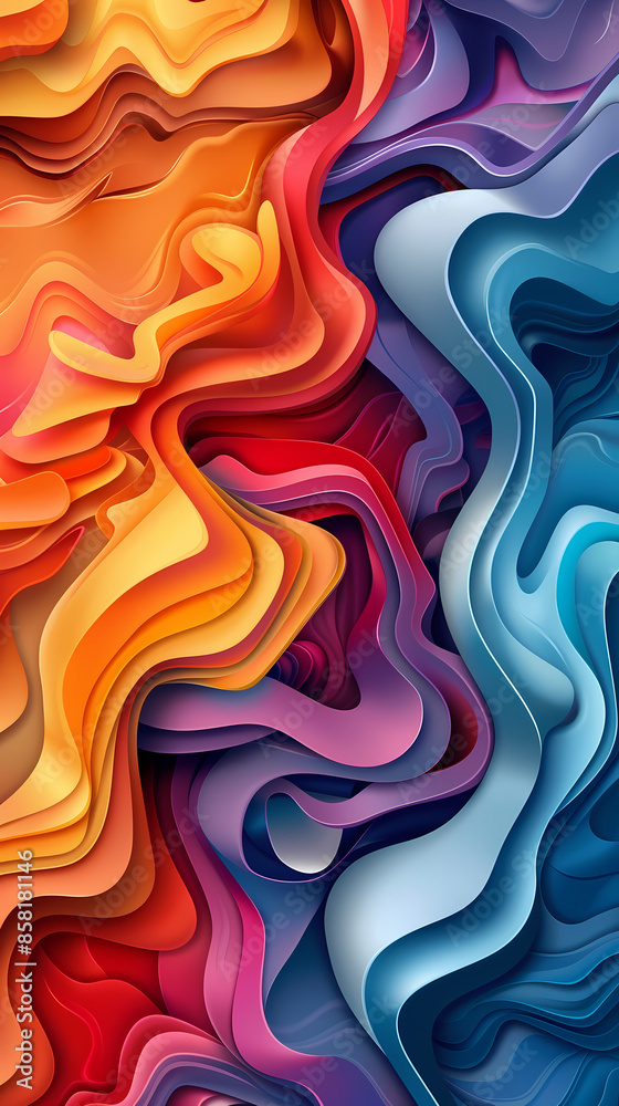 3D Bas-relief , abstract art background Colorful seamless vector illustration. 3D Bas-relief , abstract art background Colorful seamless vector illustration.