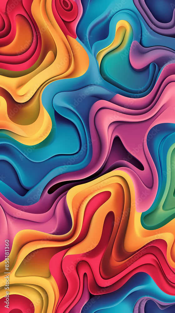 3D Bas-relief , abstract art background Colorful seamless vector illustration. 3D Bas-relief , abstract art background Colorful seamless vector illustration.