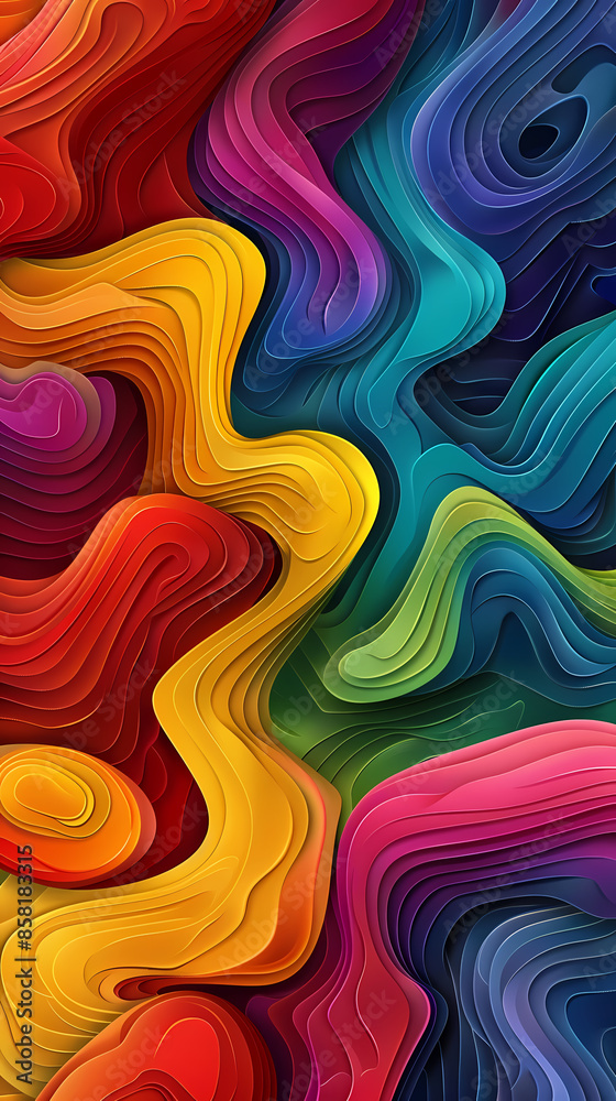 3D Bas-relief , abstract art background Colorful seamless vector illustration. 3D Bas-relief , abstract art background Colorful seamless vector illustration.