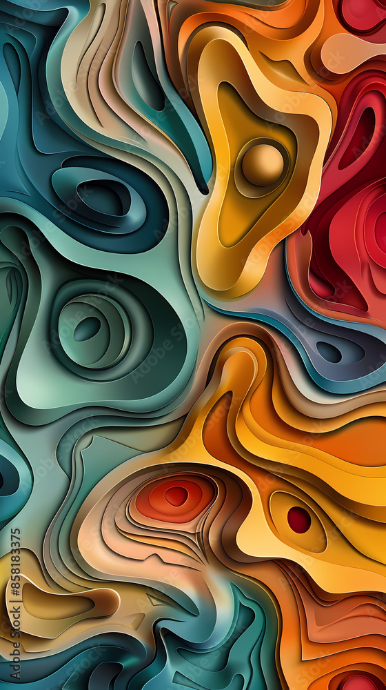 3D Bas-relief , abstract art background Colorful seamless vector illustration. 3D Bas-relief , abstract art background Colorful seamless vector illustration.