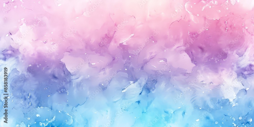 Fototapeta premium Abstract Watercolor Background in Pink, Blue, and White
